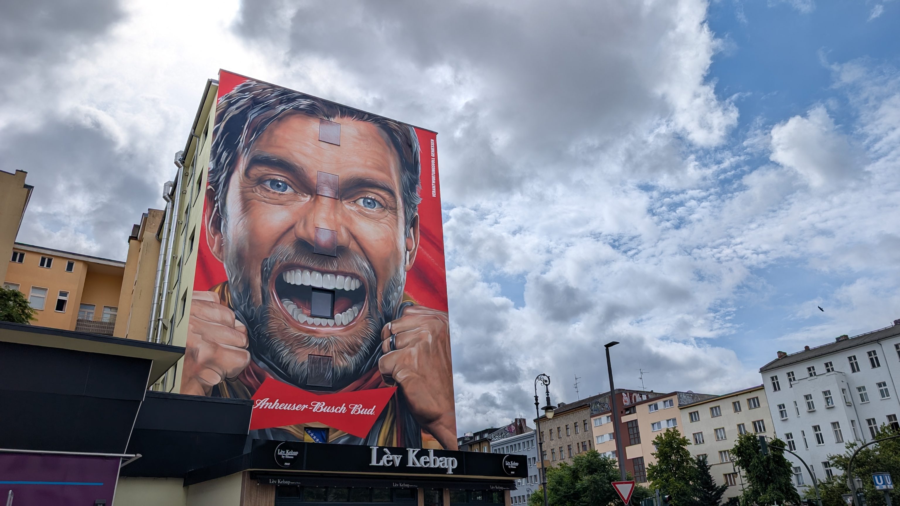 Screaming man